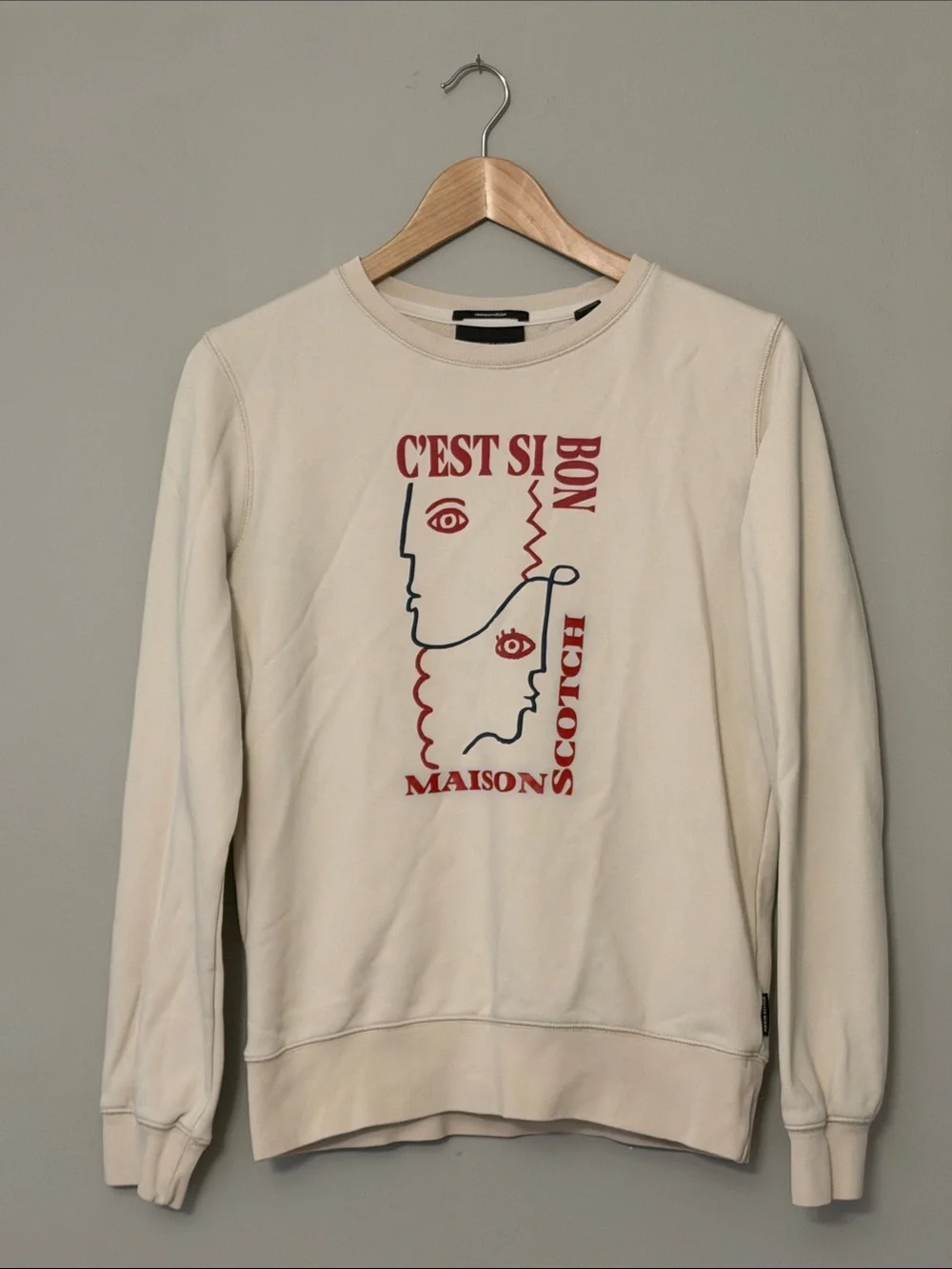 Scotch & Soda C’est Si Bon Sweatshirt | Mason Scotch Summer Edition Pullover S - Picture 2 of 8